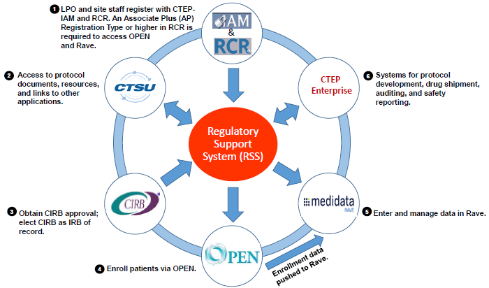 Graphic representing NCI ETCTN Program Infrastructure